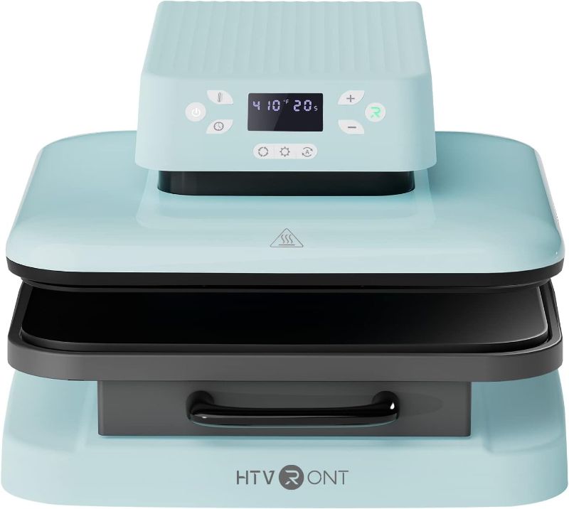 Photo 1 of HTVRONT Auto Heat Press Machine for T Shirts - Heat Press 15x15 with Auto Release - Heats Up Fast & Heat Evenly, Professional Heat Press Machines for HTV, Sublimation, Heat Transfer Projects