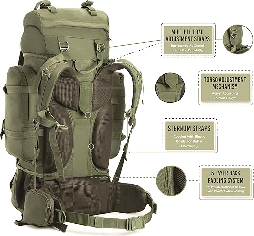 Photo 1 of Colonel 95 Litres Rucksack + Detachable Day Pack