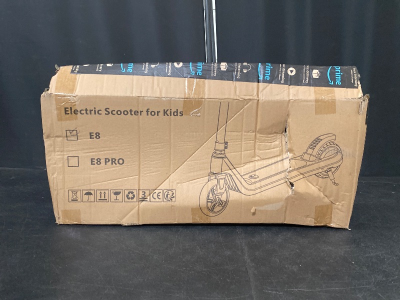 Photo 1 of Electric Scooter for Kids Age 6-10, Kick-Start Boost Scooter with Adjustable Speed and Height, Flash Wheel & Deck Lights
