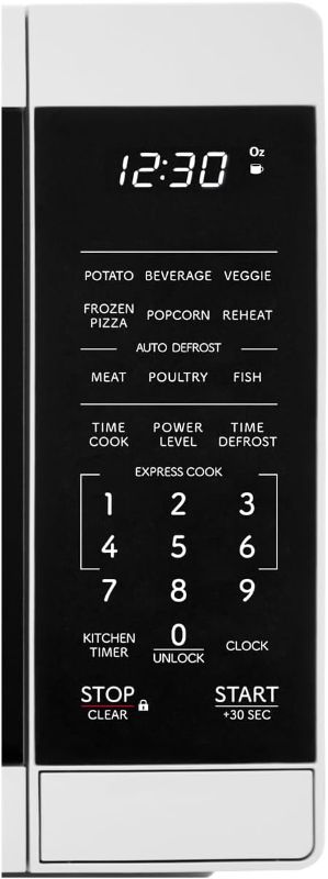 Photo 1 of SHARP Compact Countertop Microwave Oven with Removable 10" Carousel Turntable, 700 Watt, 0.7 Cubic Feet, White