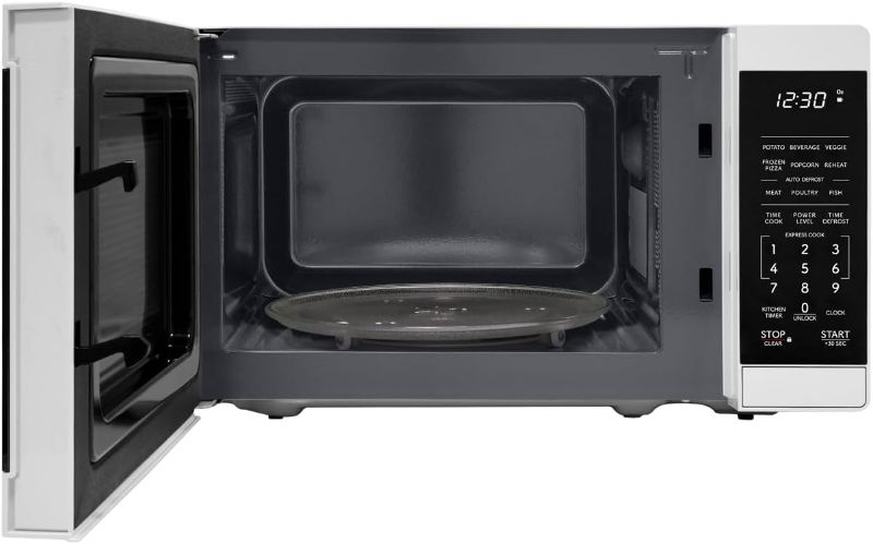 Photo 1 of SHARP Compact Countertop Microwave Oven with Removable 10" Carousel Turntable, 700 Watt, 0.7 Cubic Feet, White