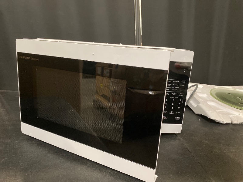 Photo 1 of SHARP Compact Countertop Microwave Oven with Removable 10" Carousel Turntable, 700 Watt, 0.7 Cubic Feet, White