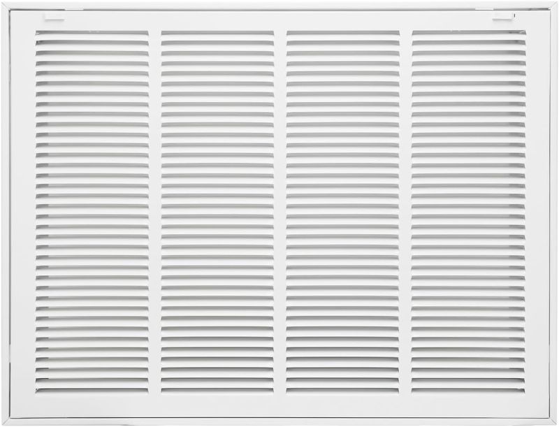 Photo 1 of 24"W x 18"H [Duct Opening Size] Steel Return Air Filter Grille - Removable Face/Door for 1 inch Filters -HVAC Vent Cover Grill - White [Outer Dimensions: 26 5/8"W X 20 5/8"H]
