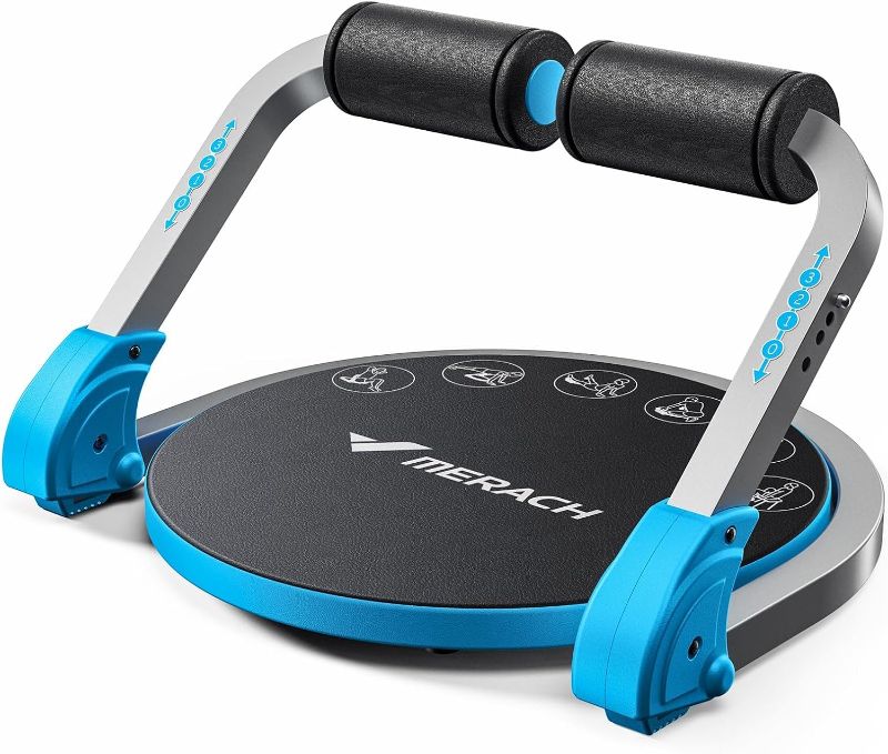 Photo 1 of MERACH Ab Machine for Stomach Workout, Ab Crunch Machine with 3 Adjustable Resistance and Automatic Rebound, Sit Up Machine with 330 LBS Weight Capacity, Ab Workout Equipment for Home Exercise