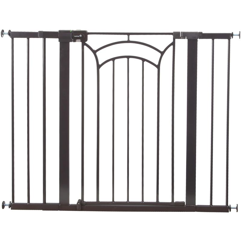 Photo 1 of Safety 1st Easy Install Baby Gates for Doorways, Tall & Wide, Décor Easy Install, Pressure Mount Fastening, No Drilling
