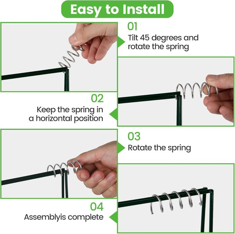 Photo 1 of Foldable Cucumber Trellis, 48" L x 34" W A-Frame Trellis, Climbing Plants Support Raised Bed Trellis with Twist Ties & Plant Bags for Outdoor Yards Gardens