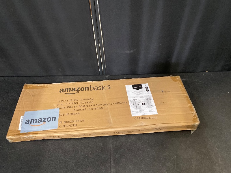 Photo 1 of Amazon Basics Compact Tabletop Ironing Board with Folding Legs - Trellis Removable Cover