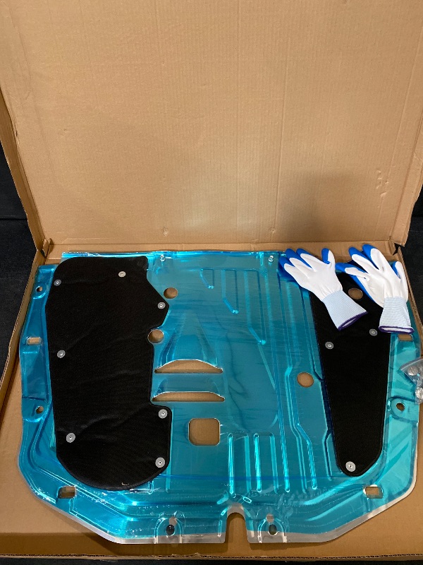 Photo 1 of 74110-TBA-A00 Lower Engine Splash Guard Under Car Shield Cover Board for Honda Civic 2016 2017 2018 2019 2020 2021, Front Centre Underbody Shield | with 90674-TY2-A01 Pins and 90105-TBA-A00 Bolts