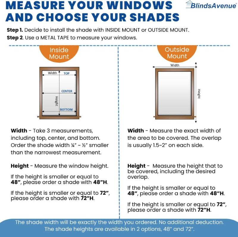 Photo 1 of BlindsAvenue Cellular Honeycomb Cordless Shade, 9/16" Single Cell, Blackout, Cotton White, Size: 27.5" W x 48" H