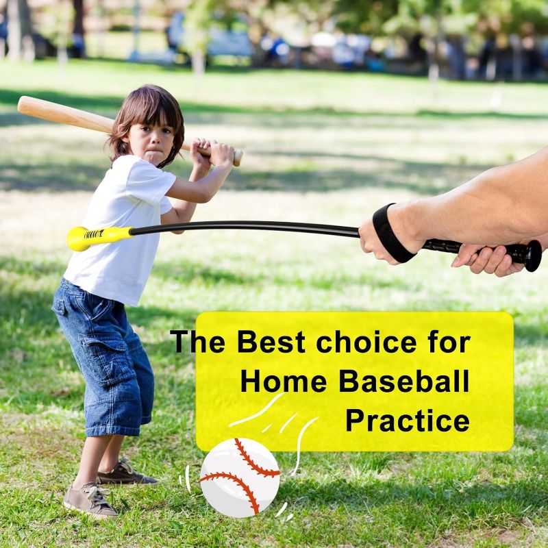 Photo 1 of Hitting Stick Batting Swing Trainer, Batting Practice Equipment for Baseball and Softball, Ideal One-on-One Coaching Tool for Baseball 54''