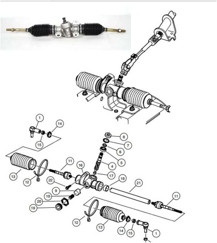 Photo 1 of Club Car Precedent Steering Gear Box Assembly Fits on Precedent 2004 & Up Replaces OEM# 102288601,103679701