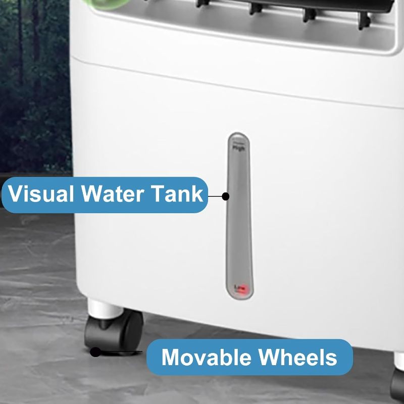 Photo 1 of Cooling Fan, Portable Air Conditioner Fans, Water Cooling Fan with Universal Wheel, for Living Room, Bedroom, and Office
