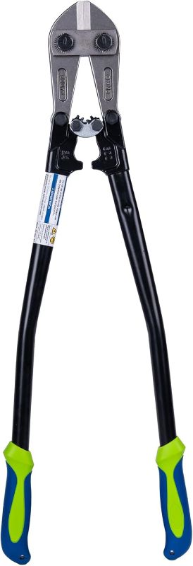 Photo 1 of 24” Bolt Cutter with Soft Rubber Grip - Chrome Molybdenum Steel Blade For Easy Cutting - Heavy-Duty Wire Pliers,Bolt, Chain, Rebar, Lock & Metal Cutter - Ergonomic, Anti-Slip Handle