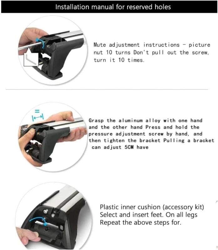 Photo 1 of Roof Rack Cross Bars for Toyota for Corolla for Cross 2020 2022 2023 2024 Cerato Ultra Quiet Truck Roof Bar Aluminum Alloy Belt Lock Car Roof Bars(B)
Brand: TENGFEIDJYI