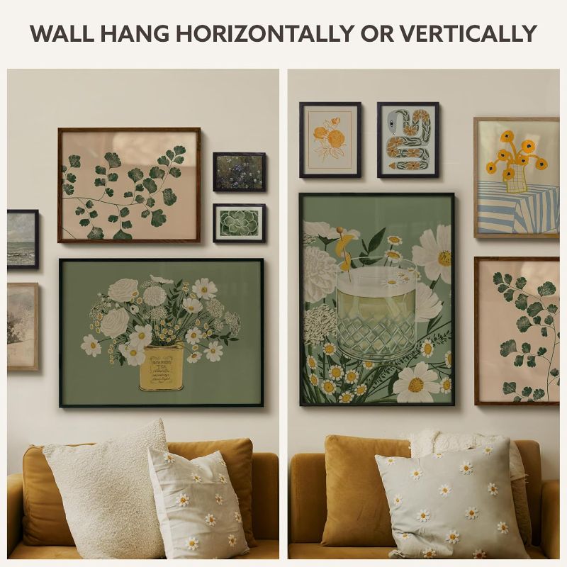 Photo 1 of Opposite Wall - 20x20 in - Natural Solid Oak Wood Picture Frame - Lightweight, Versatile & Shatterproof - Wall Hanging Photo or Poster Frame - Wall Decor for Office, Gallery & Home