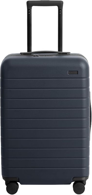 Photo 1 of Away Bigger Carry-On Luggage, Lightweight Hardside Large Suitcase with Spinner Wheels, TSA Lock, Airline Approved, Navy Blue