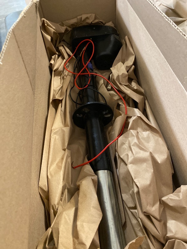 Photo 1 of 5000 lbs A-Frame Trailer Jack, 23" Vertical Travel, 20-24V Cordless Drill Compatible, Adjustable Drop Leg, for Utility, Yacht (Black)