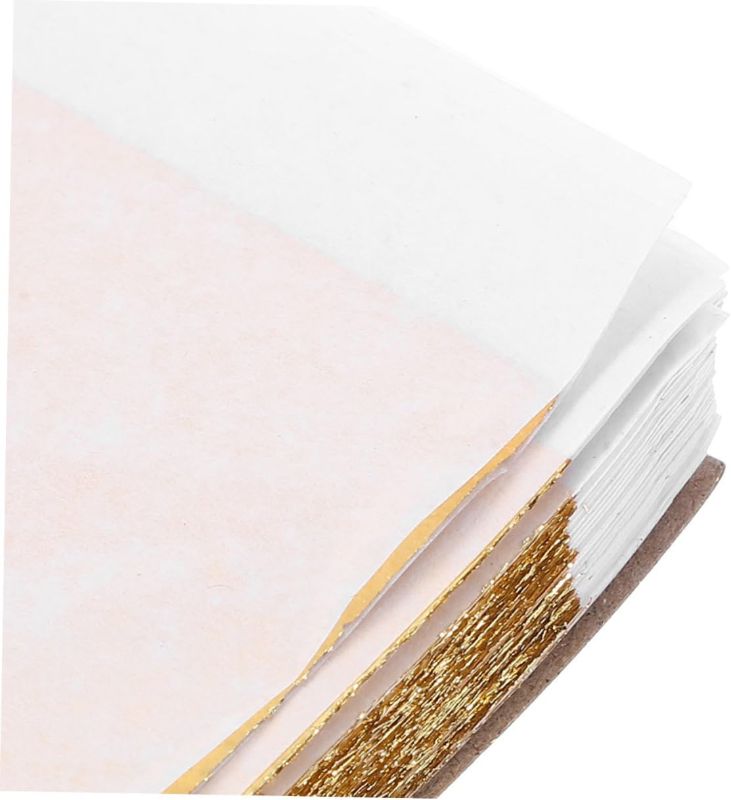 Photo 1 of OFFIGAM 200pcs Gold Foil Flakes for Arts Crafts Imitation Sheets for Gilding DIY Decorations Easy Application for Creative Projects Artistic Expression
