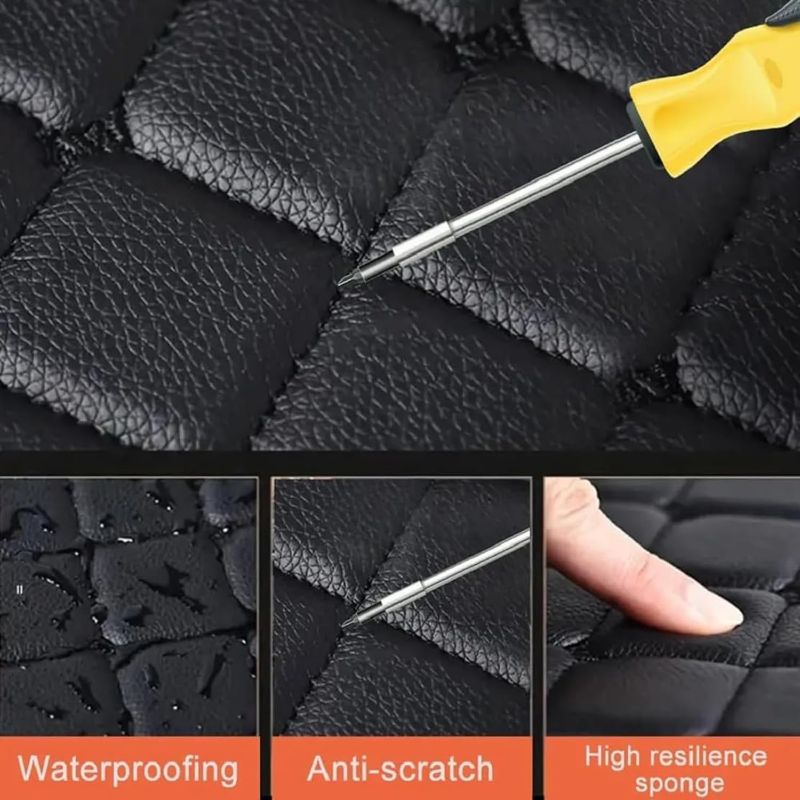 Photo 1 of Car Floor Mats for Porsche 911 (996) 1998 1999 2000-2004 LHD, All Weather Non-Slip Front Rear Floor Mats for Cars, Car Carpets Protection Floor Mats, Car Floor Liners,E Red
