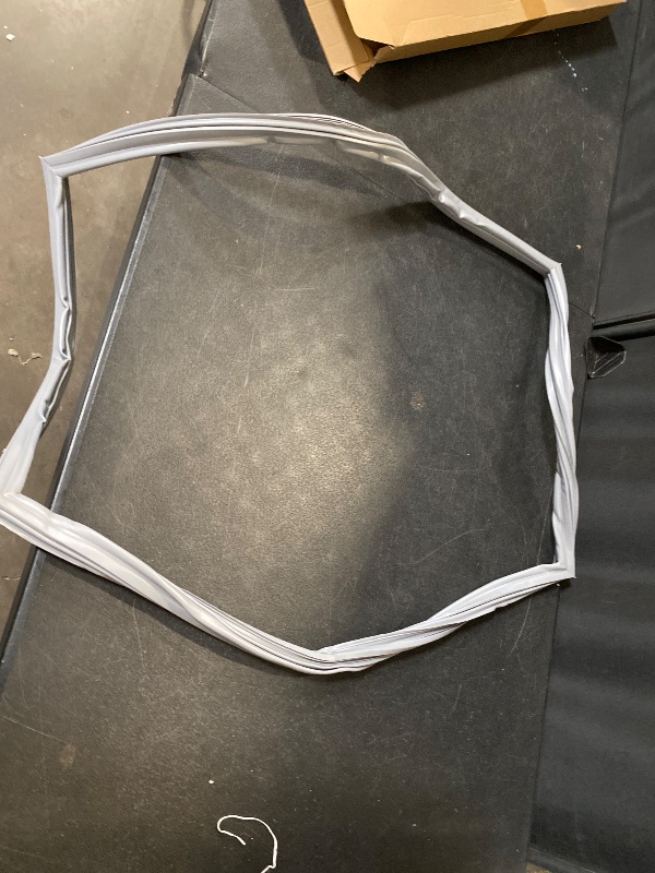 Photo 1 of Whole Parts Refrigerator Door Gasket (Magnetic Strip Inside, Gray Color) Part # 5304505782 - Replacement & Compatible with Some Electrolux, Frigidaire and Kenmore Refrigerators