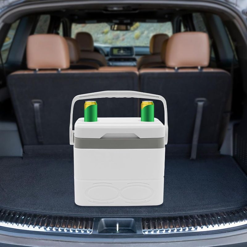 Photo 1 of  10L. gal Camping Coolers & Camping Ice Boxes Insulated Portable Cooler with Handle Outdoor Portable Hard Cooler Ice Chest for Food, Drink, Beverage, Beach, Picnic