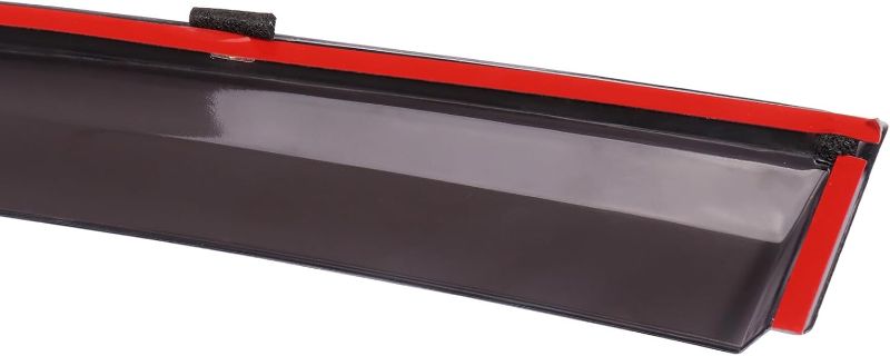 Photo 1 of LUJUNTEC Rain Guards Compatible with 2013-2017 for Honda for Accord EX Sedan 4-Door;for EX-L Sedan 4-Door;for Sport Sedan 4-Door Side Window Deflector Black,4-Piece