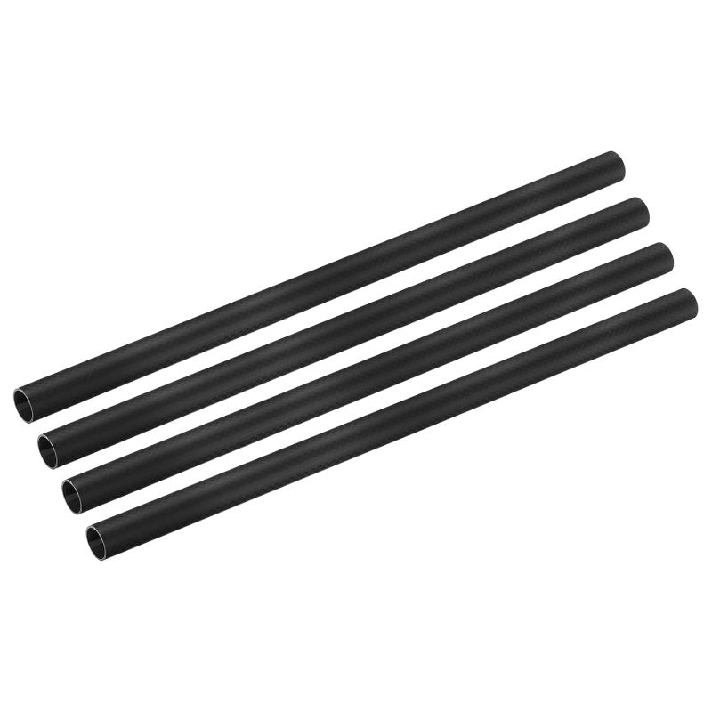 Photo 1 of uxcell 4Pcs Carbon Fiber Tubes 14 x 16 x 330mm Matte Surface Rod 3K Roll Wrapped Carbon Round Tubing for RC Airplane Quadcopter Multicopter
