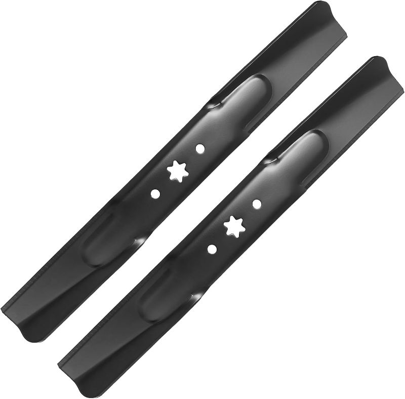 Photo 1 of 742-04308 Mower Blades Fit for Cub-Cadet Troy Bilt 42" Deck, 942-04308A Blades for Cub Cad et XT1-LT42 XT2-LX42 Riding Mower, Craftsman LT1500 42" Lawn Tractor, 2 Pack