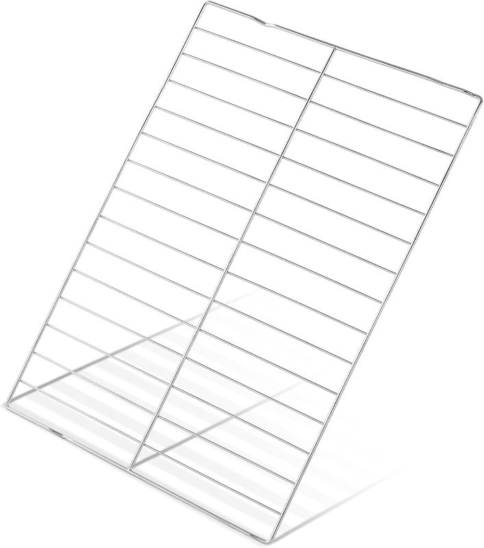 Photo 1 of Upgraded WB48X20249 Oven Rack Replacement Parts for GE Stove Oven Parts, 23.7" x 16.1" Rack-flat for GE Range Oven Parts 304 Stainless Steel Oven Wire Rack Hotpoint Stove Parts Oven Rack 1 Pcs