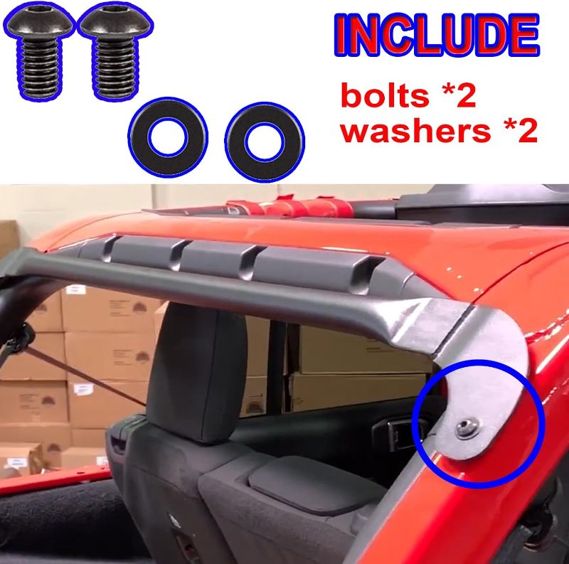 Photo 1 of for Jeep JL Roll Cage Light/Speaker Mount Trunk Bar fits for 2018-2022 Jeep Wrangler JL Unlimited 4-Door ONLY