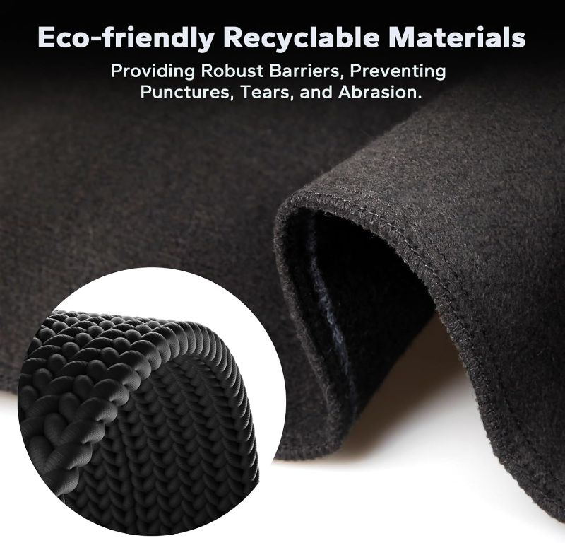 Photo 1 of 24 Ft Pool Liner Pad, Round Pool Liners for Above Ground Swimming Pools, Durable Geotextile Material, Easy to Install, Extends Life to The Line, Under Pool Padding