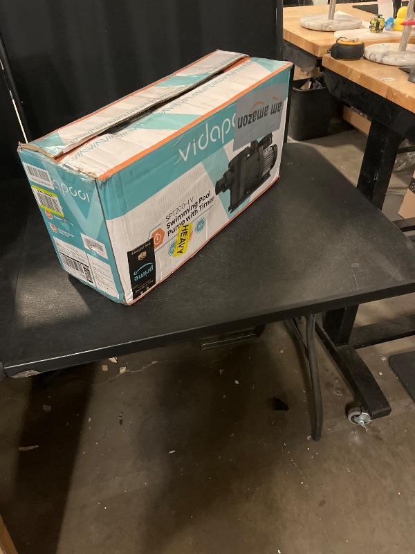 Photo 1 of In/Above Ground Pool Pump, Self Primming High Flow (Dual Speed, 1.5HP, 4750 GPH, 115V)
Brand: Vidapool