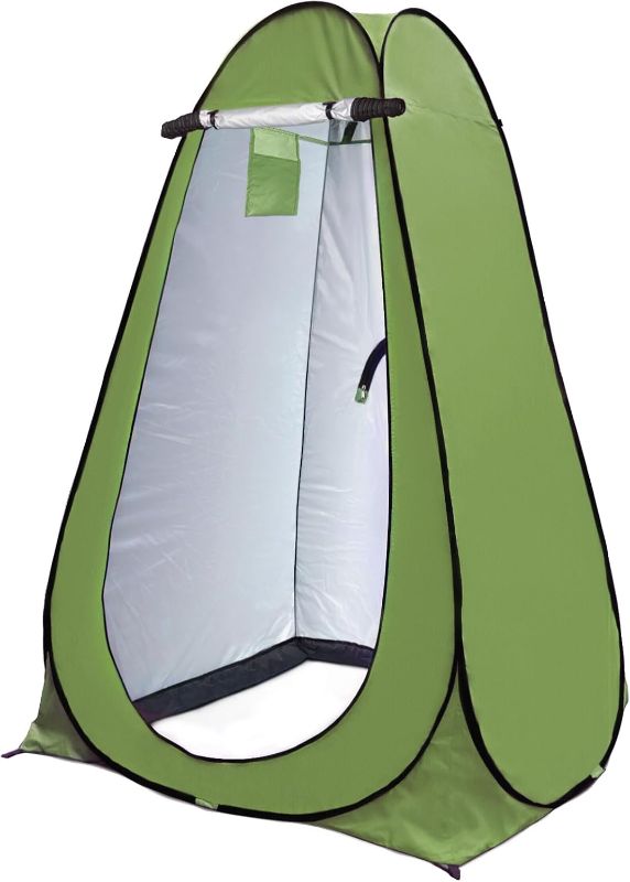 Photo 1 of Anngrowy Pop Up Privacy Shower Tent - Portable Outdoor Camping Bathroom Toilet Changing Dressing Room - UPF40+ Waterproof