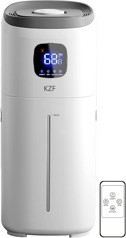 Photo 1 of 15L Humidifiers for Bedroom Large Room - 2000 Sq.ft Coverage, 72Hrs Runtime, Top Fill, 26dB Quiet, 3 Mist Levels & Diffuser, Auto Shut-Off, Ready for Baby Nursery and Plants