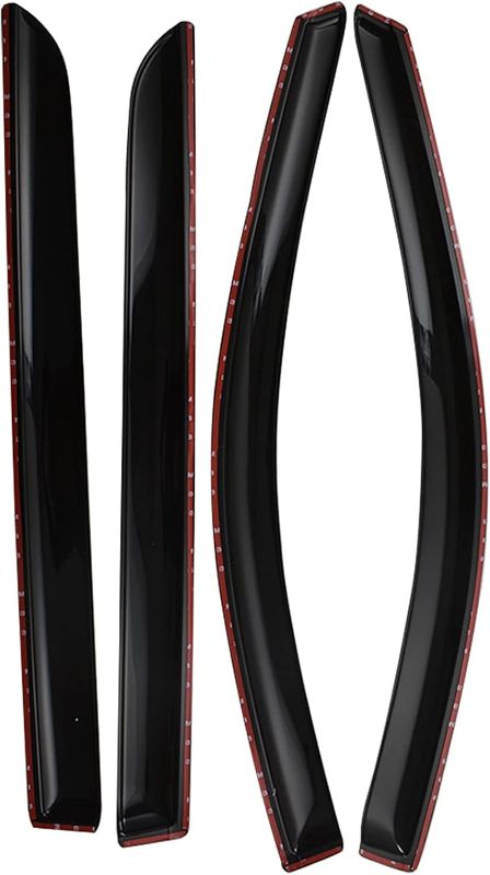 Photo 1 of Window Visors Rain Guards for 2007-2014 Chevy Tahoe/GMC Yukon, Out-Channel Window Vent Wind Deflectors Visors Shades for 07-14 Tahoe/Yukon
