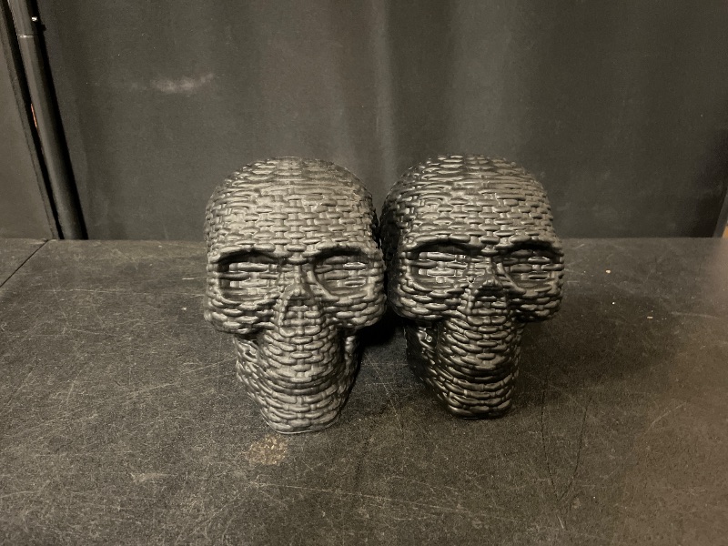 Photo 1 of Hyde And EEK Decorative indoor black skulls (2)