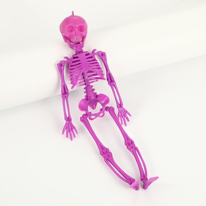 Photo 1 of Hyde and Eek Halloween Skull Skeleton Horror Elements Party Toys PP Material Joint Adjustable(28 * 7 * 3cm, Style One)