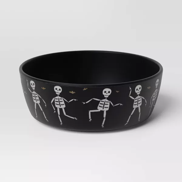 Photo 1 of 29 fl oz Halloween Bamboo and Melamine Cereal Bowl Black - Hyde and EEK! Boutique 26 COUNT