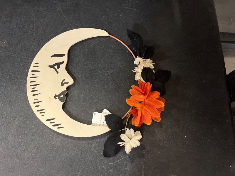 Photo 1 of design group moon wreath 2count