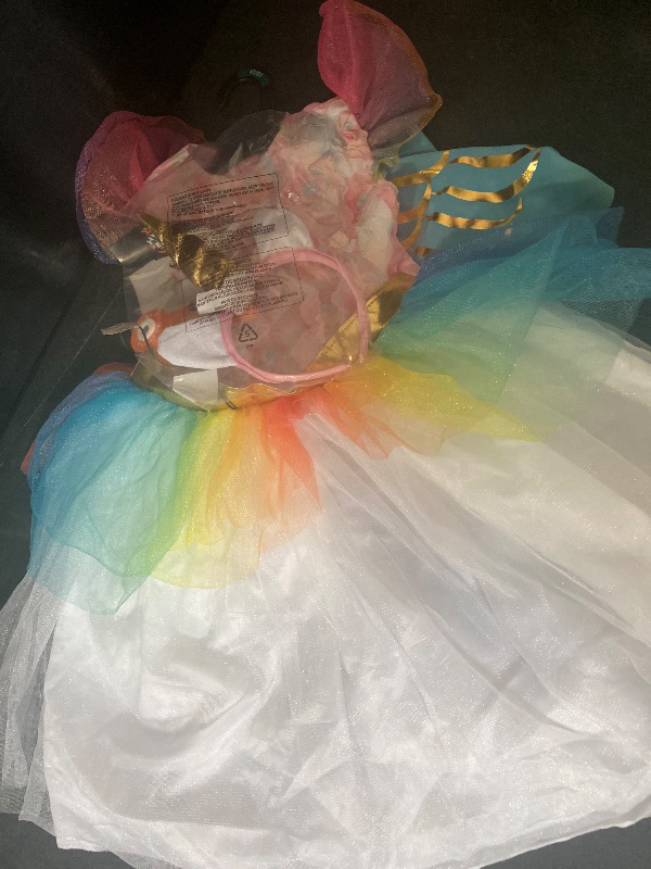 Photo 1 of Size 4t-5t Hyde and eek toddler light up unicorn costume.