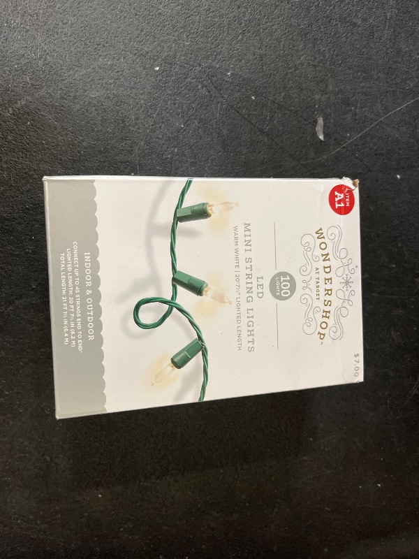 Photo 1 of Christmas Lights, 150 Count 29 FT Christmas Mini String Lights, Green Wire Fairy Light, 120V UL Certified Connectable Xmas Tree Light for Patio, Holiday, Party, Outdoor Indoor Decoration, Warm White
