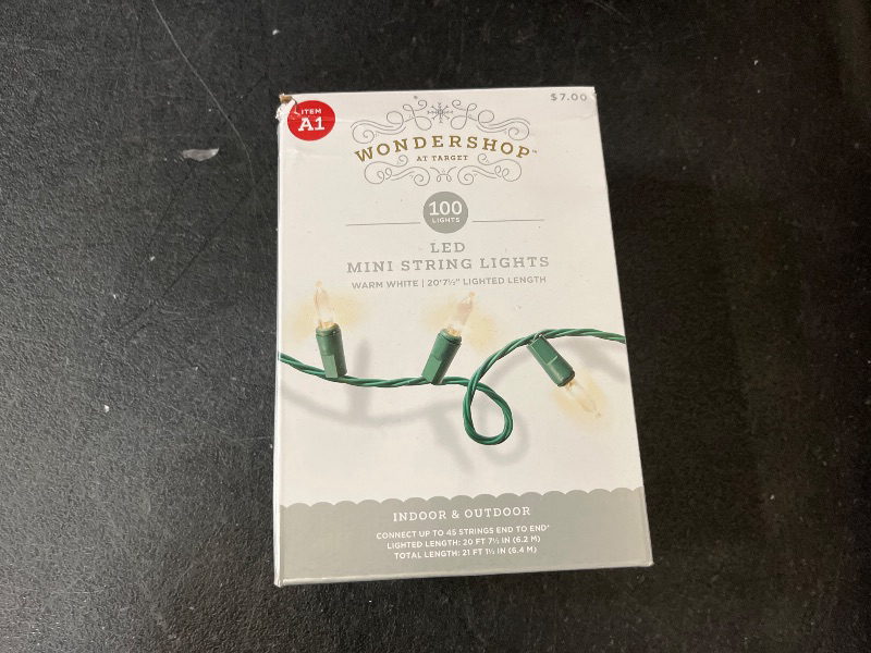 Photo 1 of Christmas Lights, 150 Count 29 FT Christmas Mini String Lights, Green Wire Fairy Light, 120V UL Certified Connectable Xmas Tree Light for Patio, Holiday, Party, Outdoor Indoor Decoration, Warm White