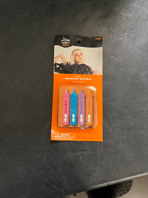 Photo 1 of HYDE and EEK Halloween Multicolor Makeup Sticks And Cream Makeup Set