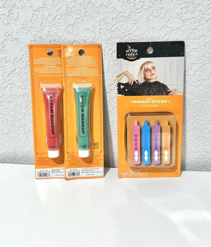 Photo 1 of HYDE and EEK Halloween Multicolor Makeup Sticks And Cream Makeup Set