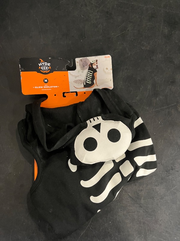 Photo 1 of Size M Hyde and Eek! Halloween Pet Pajamas Skeleton Glow in the Dark