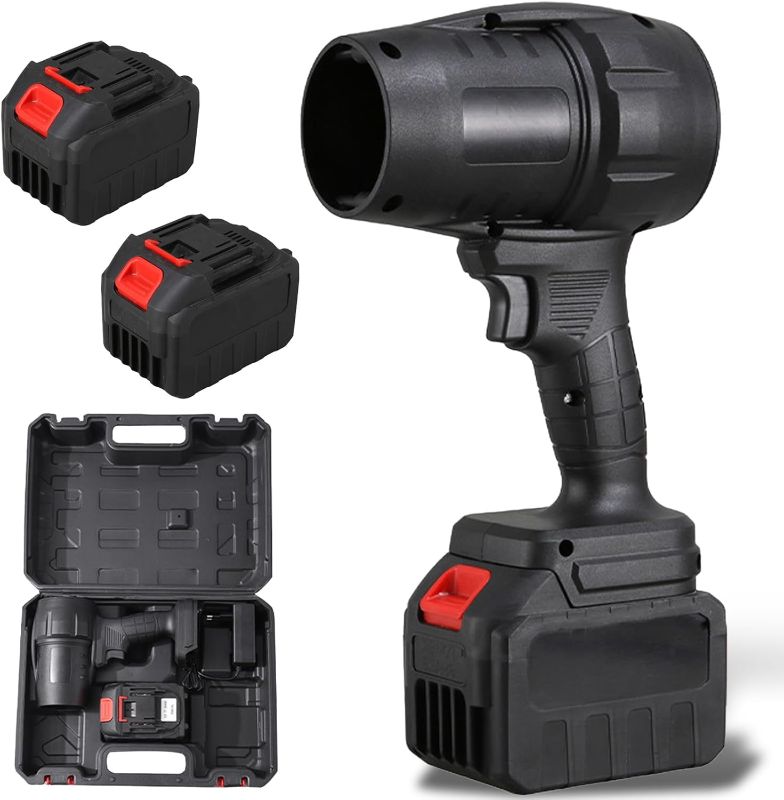 Photo 1 of Seese Pro Blower, Seese Cordless Leaf Blower, Three Adjustable Wind Speeds Powerful Handheld Blowers, for Patio Cleaning, Blowing Leaves, Lawn Care, (2 pcs Batteries,Black)
Brand: Generic