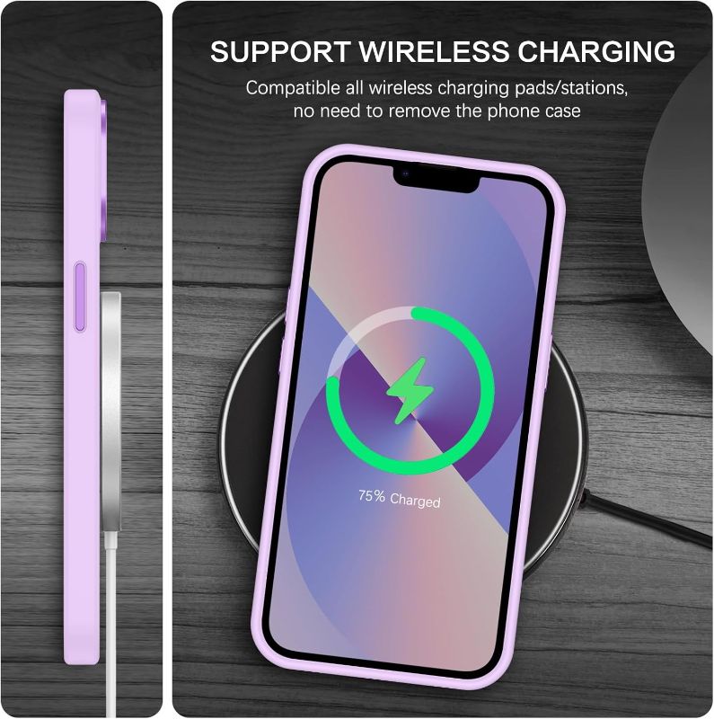 Photo 1 of BENTOBEN Magnetic for iPhone 13 Case & iPhone 14 Case [Compatible with Magsafe] Translucent Matte Phone Case iPhone 13/14 Slim Shockproof Women Men Protective Cover for iPhone 13/14 6.1", Light Purple