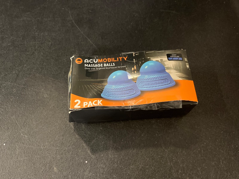 Photo 1 of Acumobility Massage Ball Roller 2 Pack - Trigger Point - Massage Balls Massage Roller Ball - Foot Massage Ball - Physical Therapy Ball (Deep Pressure)