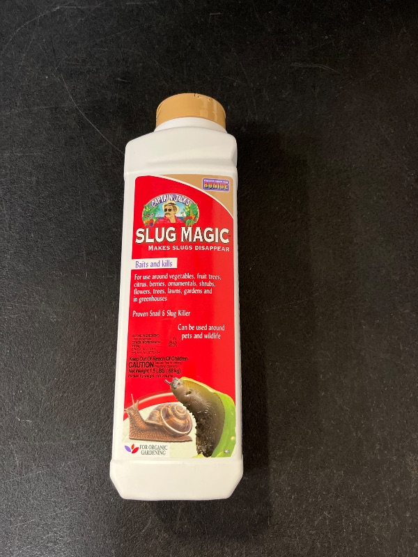 Photo 1 of Bonide Captain Jack's Slug Magic Granules, 24 oz Snail & Slug Killer, For Organic Gardening, Pet Safe Formula