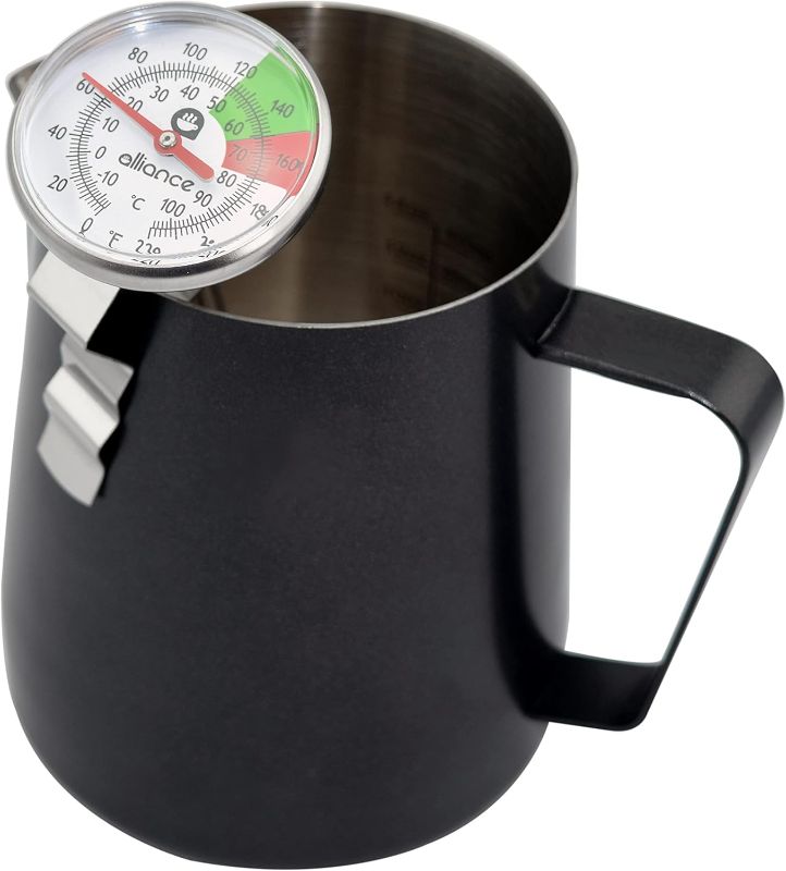 Photo 1 of Alliance Brew Gear Milk Frothing Thermometer with Clip, White, One Size